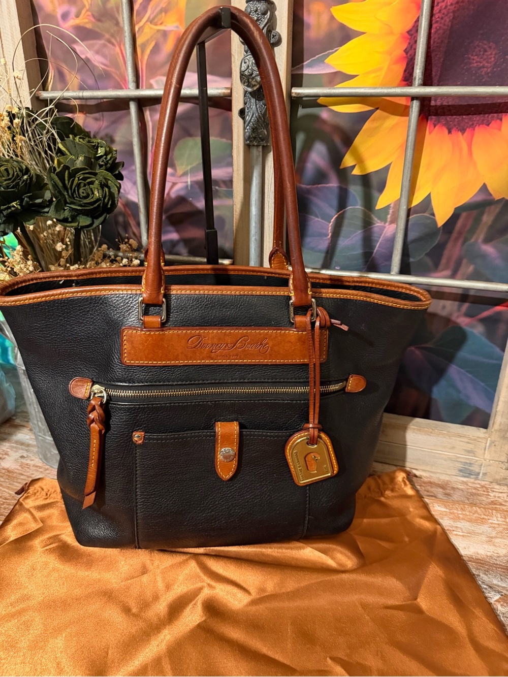 Dooney & Bourke Maddie Florentine Leather Tote